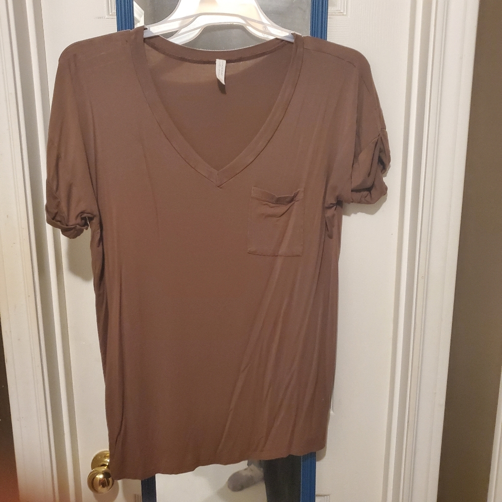 Brown Tee